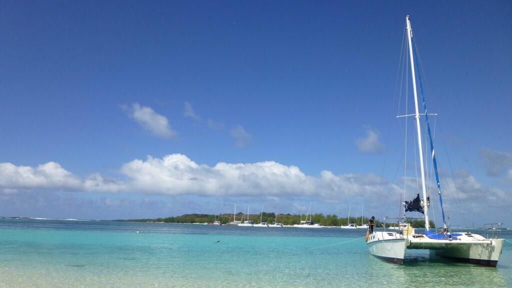 Catamaran in paradise