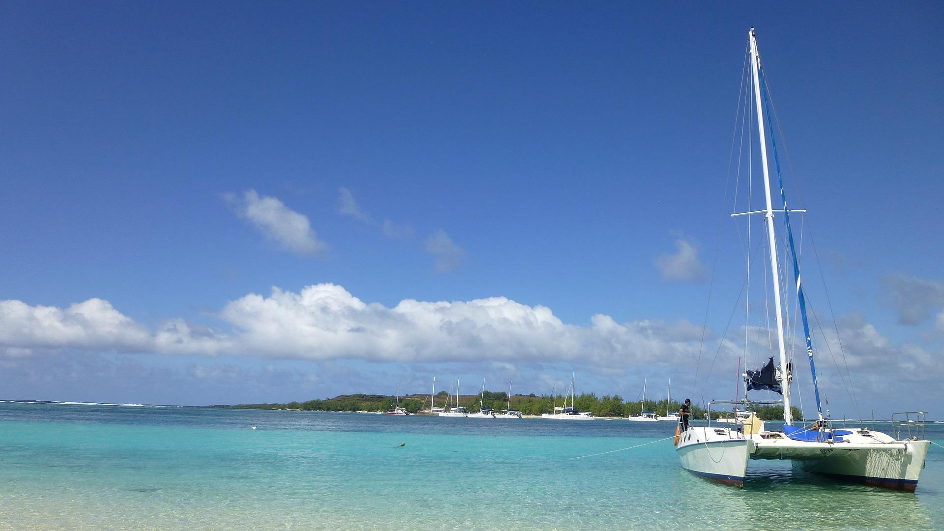 Catamaran in paradise