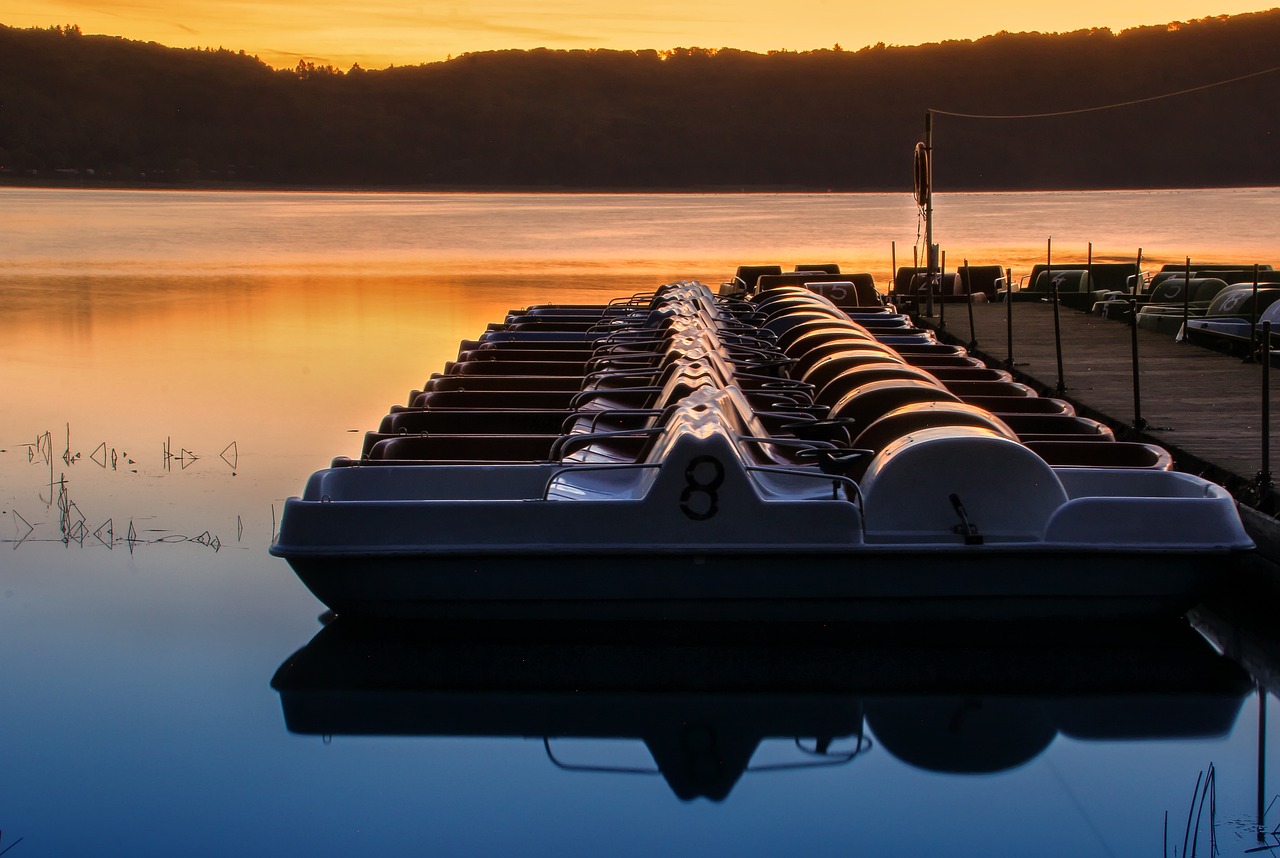 paddle boats