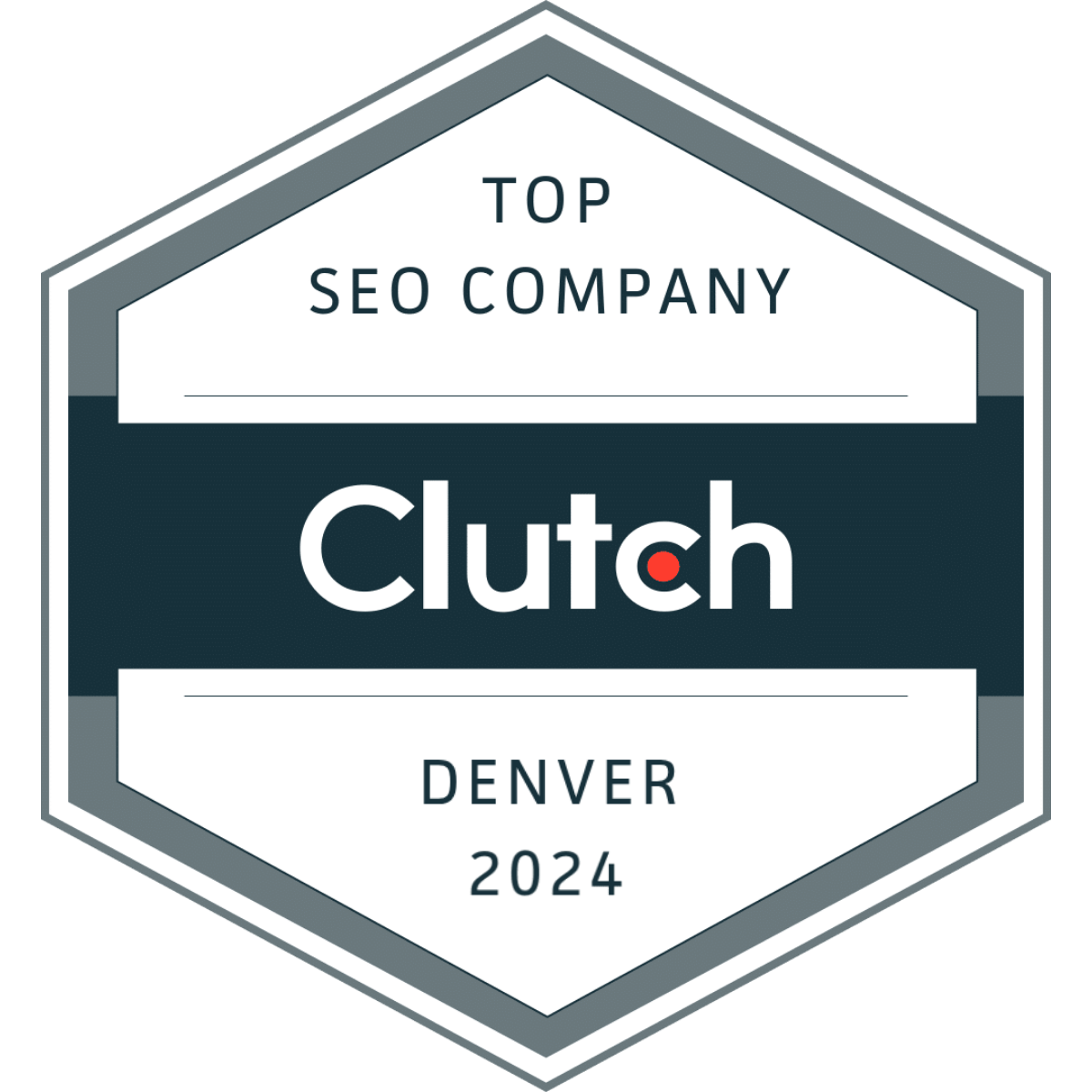 Clutch 2024 Top SEO Company in Denver Award